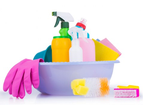 Professional cleaners performing deep cleaning in a Chiswick home