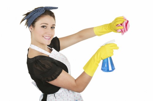 Chiswick cleaning team at work